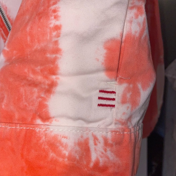NWT urban outfitters coral tie dye jacket - Picture 4 of 6